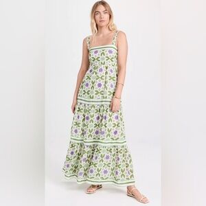 Banjanan Daniella Maxi Dress In Star Gazer Jade